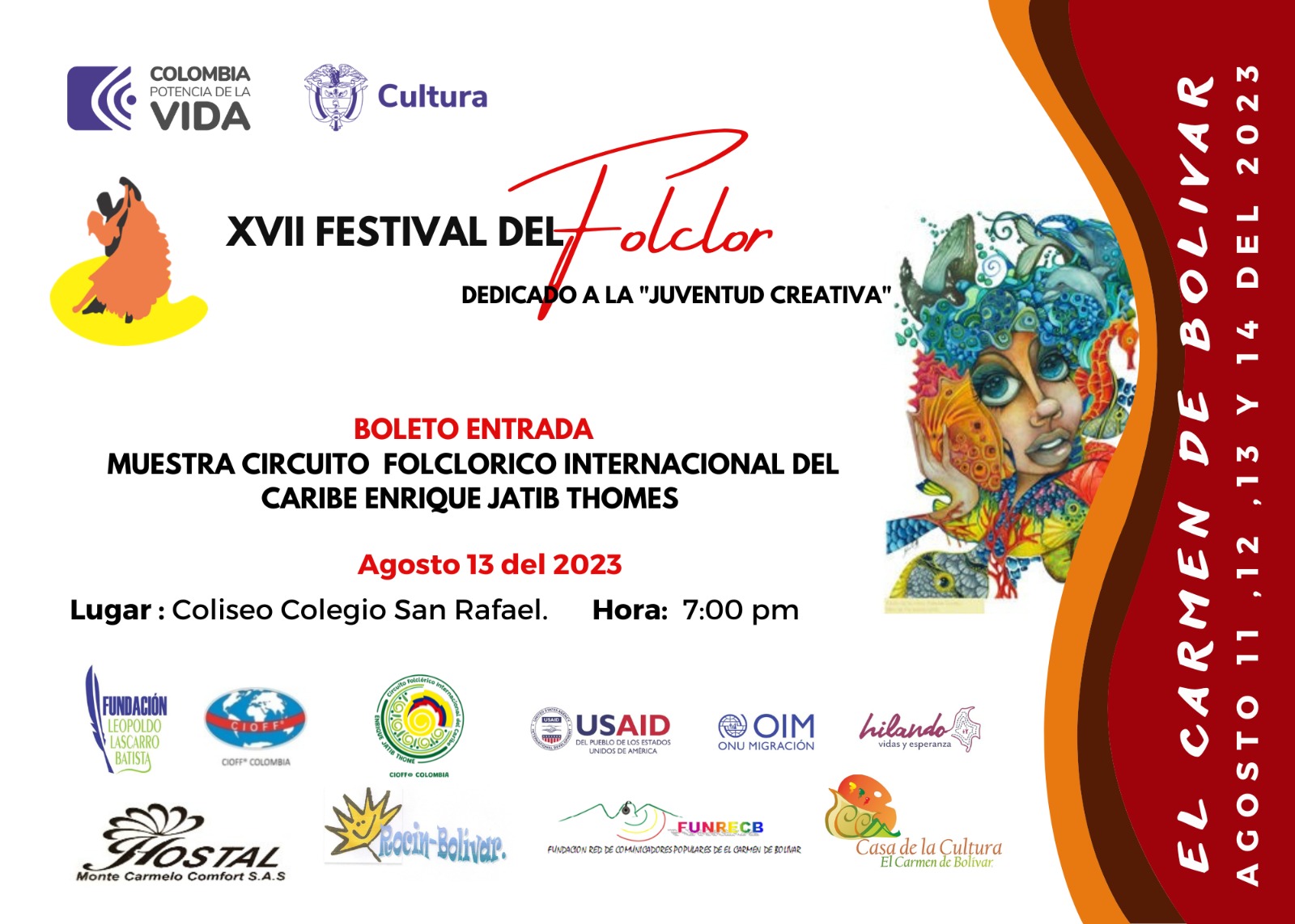  XVII Festival del Folclor de El Carmen de Bolívar 